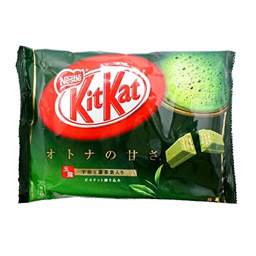Nestle KitKat Matcha Green Tea Chocolate Bar 130 g (Pack of 2, Total 24 KitKats)
