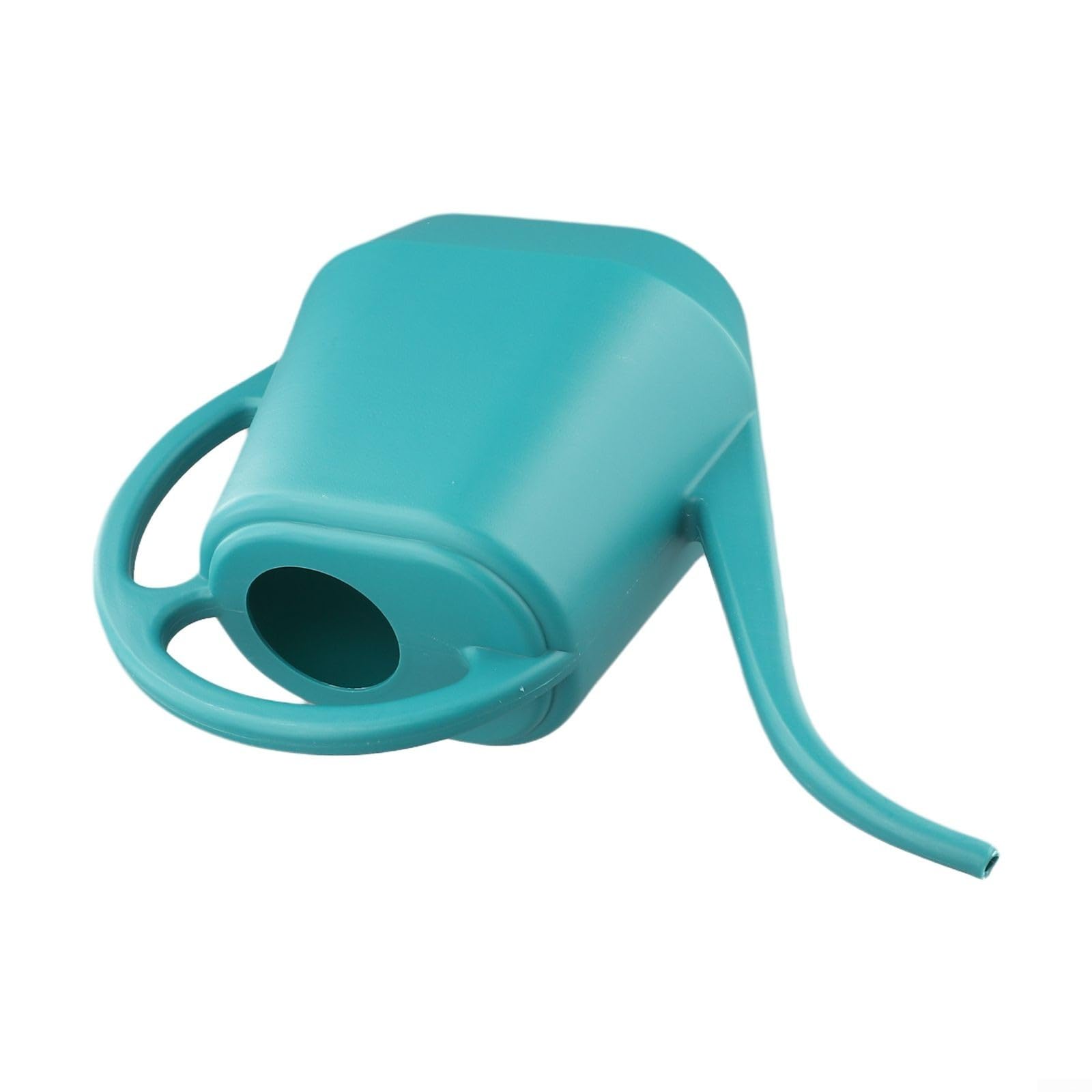 Arrosoir à long goulot 2 L en plastique épais moderne brume fine brumisateur pour plantes d'intérieur et d'extérieur (vert foncé)