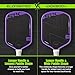 Selkirk Sport SLK ERA Power Pickleball Paddle | Carbon Fiber & Fiberglass Hybrid Face for Power, Spin & Control | Dynamic Fusion Core | Professional Pickleball Paddles | Elongated Ultraviolet