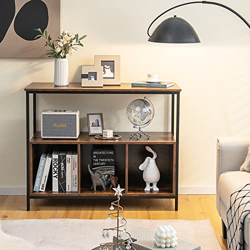 Petsite Sideboard Buffet Table With Storage Cabinet & Shelves, Industrial Microwave Oven Stand, Coffee Bar Station, Stationary Kitchen Island Cart #TOP1