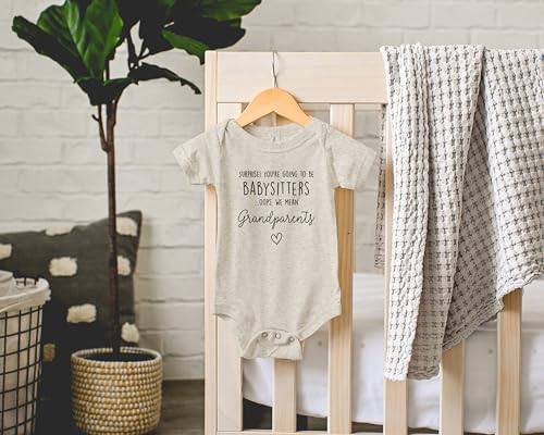 Adorable Grandparent Reveal Bodysuit – Perfect Pregnancy Announcement for New Grandparents - Image 4