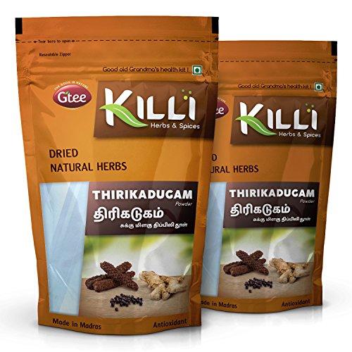 KILLI Thirikadugam | Trikatu | Thirukaduga Powder, 100g (Pack of