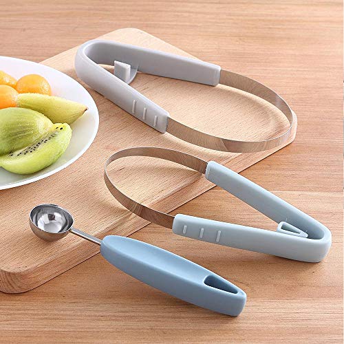 Melon Baller And Fruit Scoop Set 4 Pcs Stainless Fruit Carving Kitchen Utensil Kit Watermelon Cantaloupe Scooper Fruit Carving Knife With Unique Box Packaging #TOP6