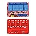 AEDIKO 2pcs DC 12V Relay Module 4 Channel Relay Board Shield with Optocoupler Isolation Suport High/Low Level Trigger