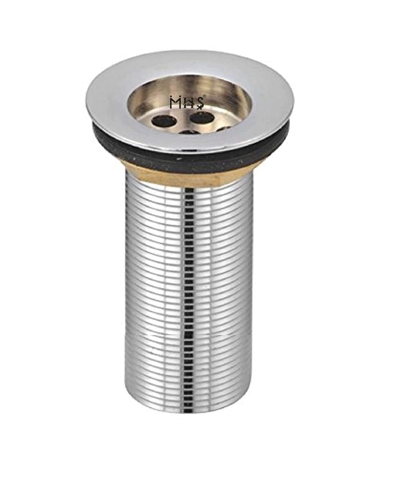 MHS Brass 32 mm Heavy Duty Chrome Plated Full Thread Waste Coupling for Wash Basin Available In Different Length And Style (Full Thread, 4 Inch) (B0BQ79DGZS) Amazon Price History, Amazon Price Tracker