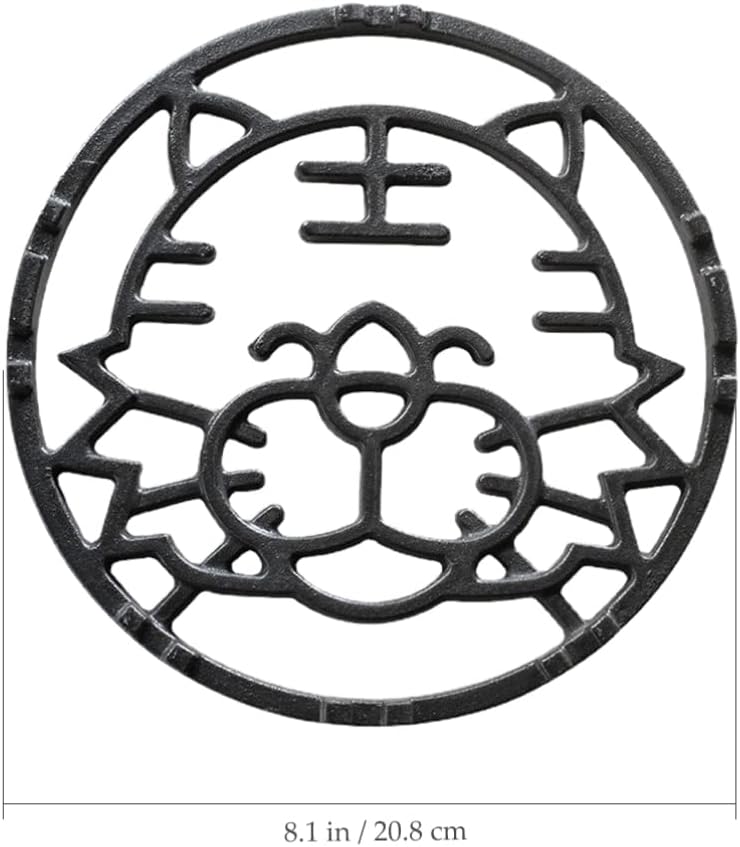 Zerodeko Household Cast Iron Wok - Pot Support for Gas Stove Stable and Skid- Rack Wok Stand for Kitchen Cooking