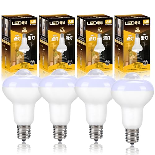 lLEDd E17 60` dF 6W 610lm `d _E ÃZT[t ԊOZT[ Yh~ Ή L  1 (4, dF)