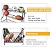Kinghouse Garage Sports Equipment Organizer, Ball Storage Rack, Ball Storage Garage, Garage Organizer, Rolling Sports Ball Storage Cart, Steel, Black