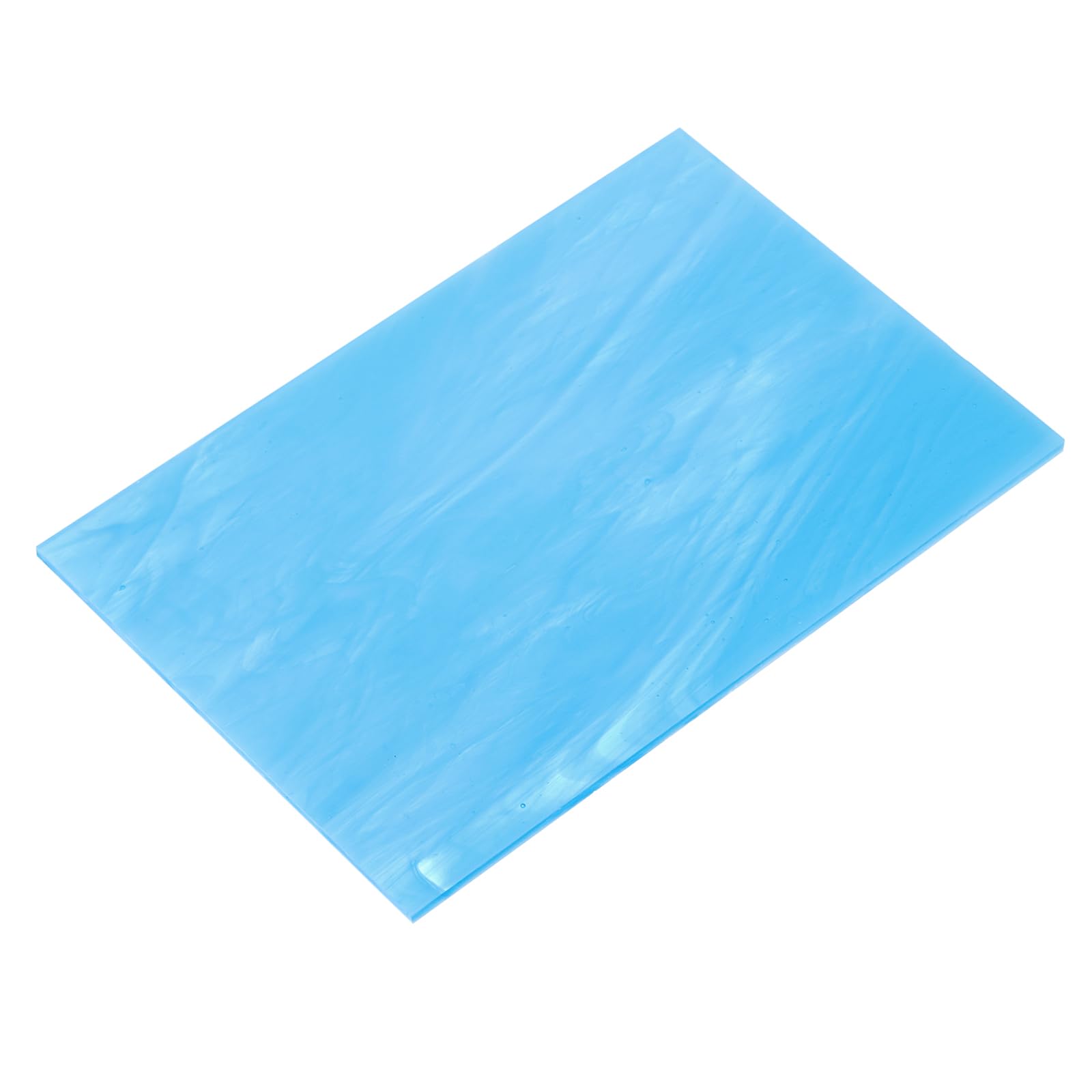 sourcing map Stained Glass Sheet Mosaic Tile 5.9 Inch x 3.9 Inch Sapphire Blue Stained Glass Sheets for Crafts DIY, Art Project
