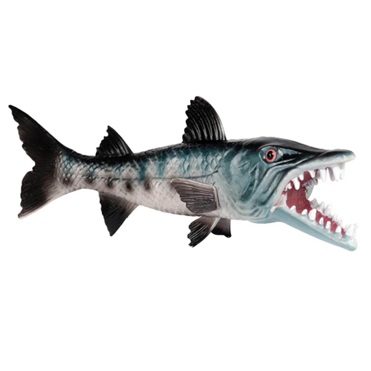 MAGICLULU 26.5cm Simulation Wolf Fish Model