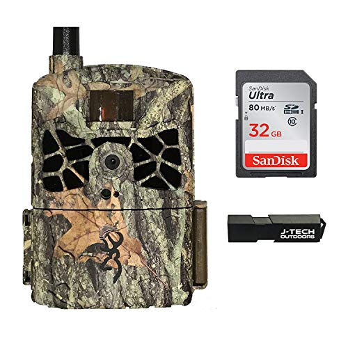Browning Defender Wireless Cellular Trail Camera (AT&T) Bundle Includes 32GB Memory Card and J-TECH Card Reader (20MP ) | BTCDWC-ATT