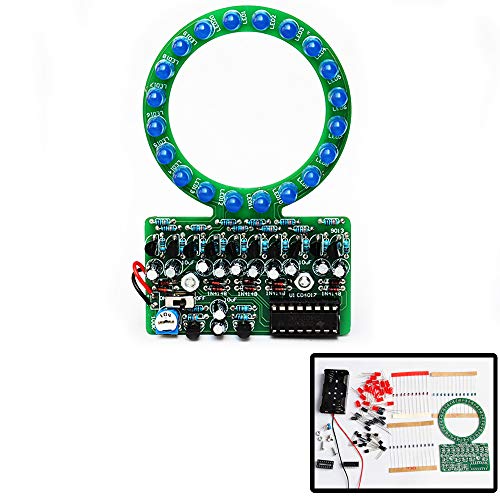 DIY Electronic Kits Projects kit Set Gradient Blue LED Page Loading Circular Symbol Production kit Electronic DIY Parts 4017 NE555 Welding Training DIY Electronic Kits Projects kit Set Gradient Blue LED Page Loading Circular Symbol Production kit Electronic DIY Parts 4017 NE555 Welding Training