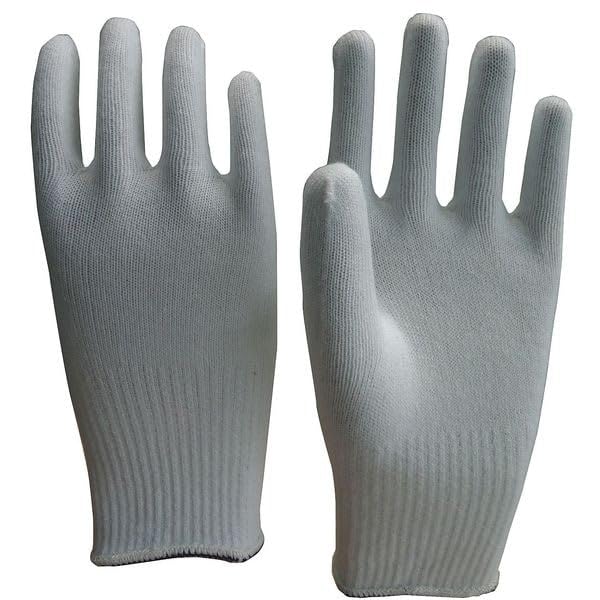 MOLLIFII Winter Glove Liners, White, OneSize, PR, Mfr: 26W518-A