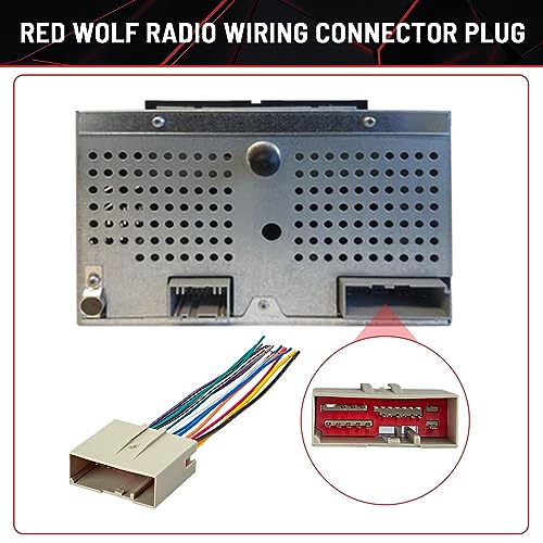 RED WOLF Car Stereo Wiring Harness Compatible with Ford 2003-Up F150 Focus Explorer Lincoln MKX, for 2006-2008 Hyundai Sonata Install Aftermarket Radio CD Player Receiver Cable Wire Connector Plug - Image 5