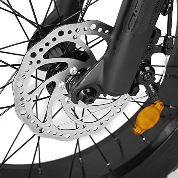 ICEWHWWL Bicicleta eléctrica,20 Pulgadas de neumáticos de Grasa Bicicleta eléctrica Adulto,48v 15.6Ah batería extraíble Bicicleta eléctrica de montaña,7 velocidades de engransubiendo EBikes