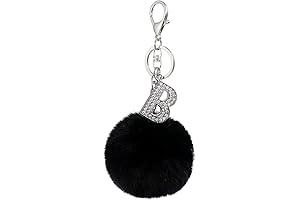 Goofy Key Chain Puff Ball for Stylish Everyday Carry