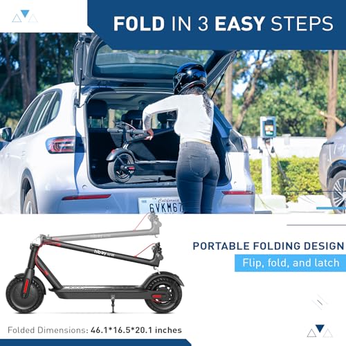 Image of Hiboy S2 SE Electric Scooter for Adults, 19 MPH, 17-Mile Range | 430W peak motor, 10 inch tires, dual brake system, foldable frame, ideal for urban commuting