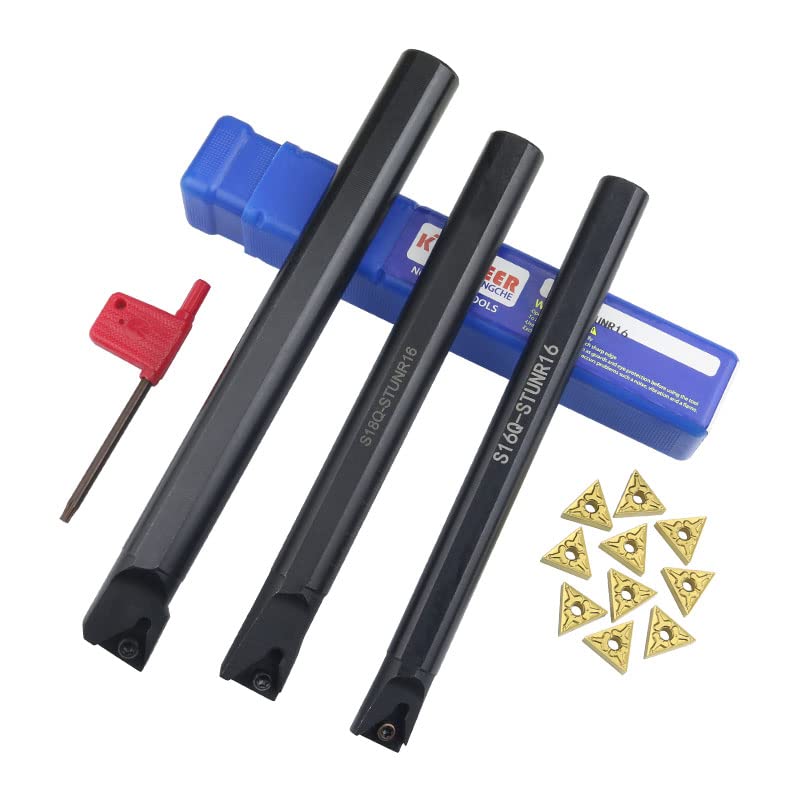 Porta fresas de carburo para torno CNC S16Q-STUNR16 miniatura 3