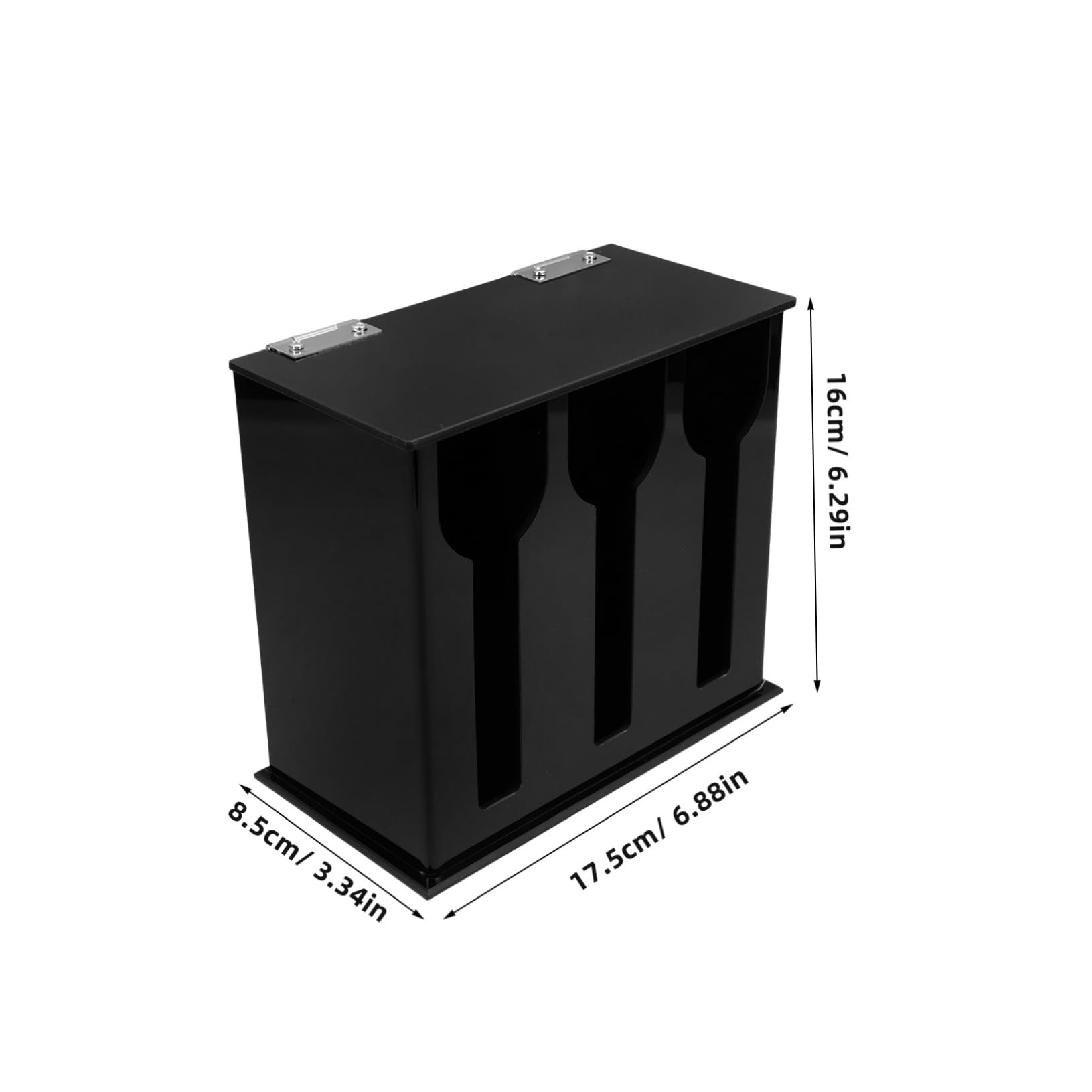 GLEAVI Acrylic Spoon Rack Compartment Utensil Holder for Kitchen Countertop Stylish Organizer for Kitchen Utensils for Home and Shops Space Saving Design