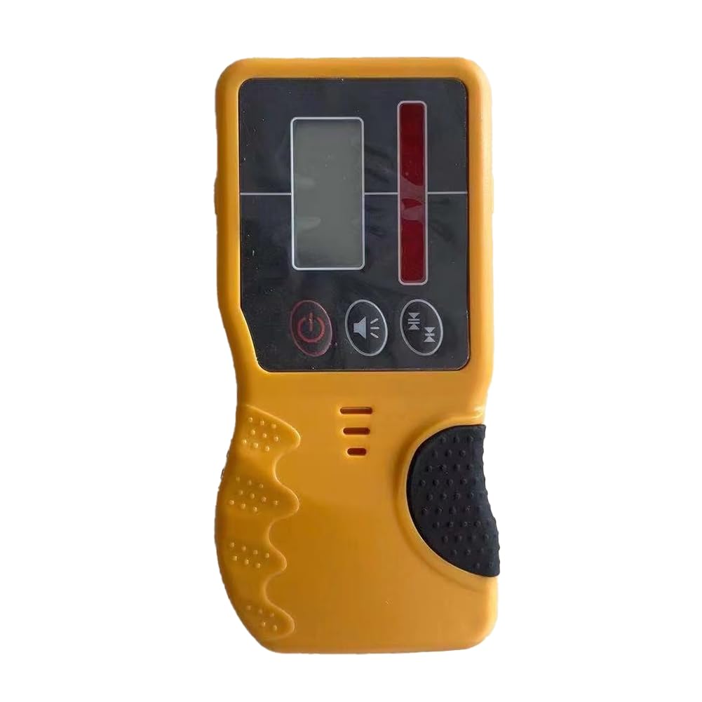Bosiyrggrl Receiver of Self-Leveling Rotary Level Ourdoor RRotating Level Detector with Heavy-Duty Clamp Red Light