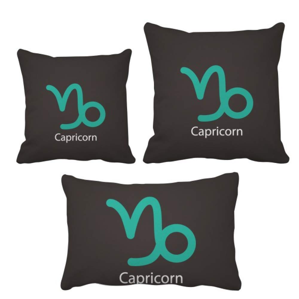 Capricorne constellation parure de coussin Janvier Décembre zodiaque