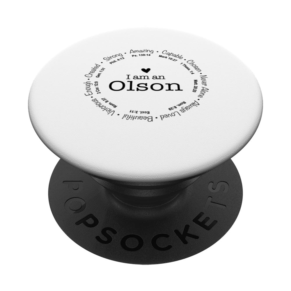 Olson Family Name - Mom Name Mothers Day PopSockets Standard PopGrip