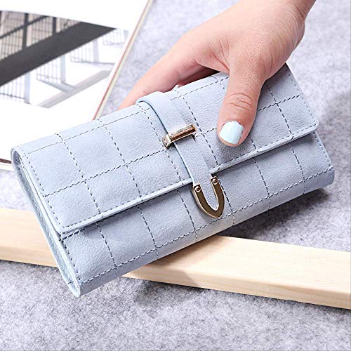 Preisvergleich Produktbild Gasherbrum Japanische Und Koreanische Frauenversion Der Einfachen Handytasche Mit Langer Brieftasche, Matte Leder-studententasche Mit Mehreren Karten