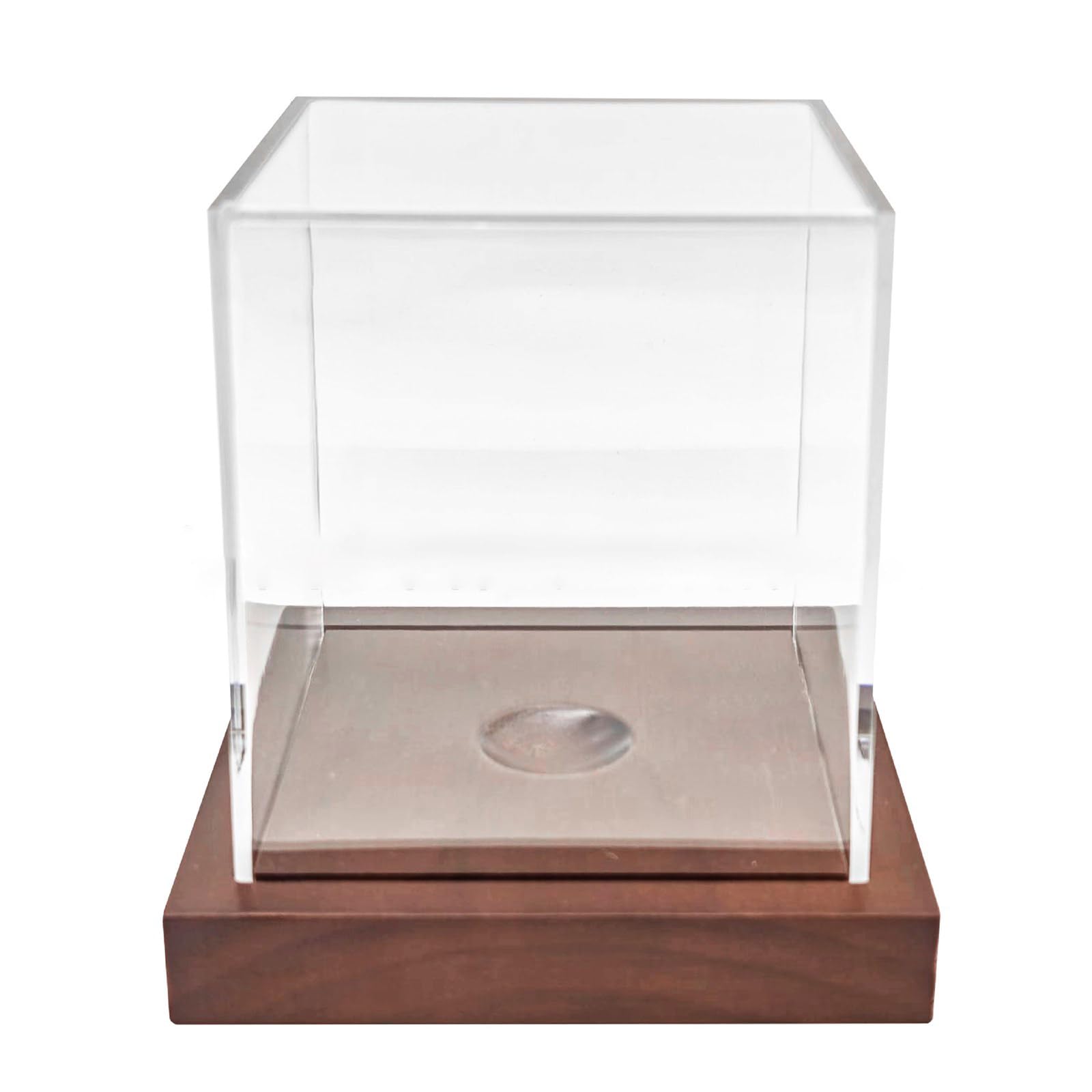 Protector Box with Stand for Collection Baseball Softball Display Boxes Square Clear Acrylic Cubes Case Baseball Box