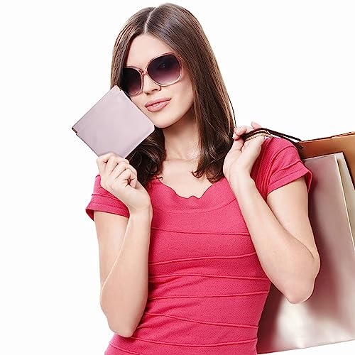 10 Pcs Small Pocket Makeup Bag Portable Mini Pouch No Zipper Self-closing Waterproof Pocket Pu Leather Cosmetic Bag for Jewelry Lipsticks Daily Saving Women & Girl Gift (4.4 * 4.5inches) 5