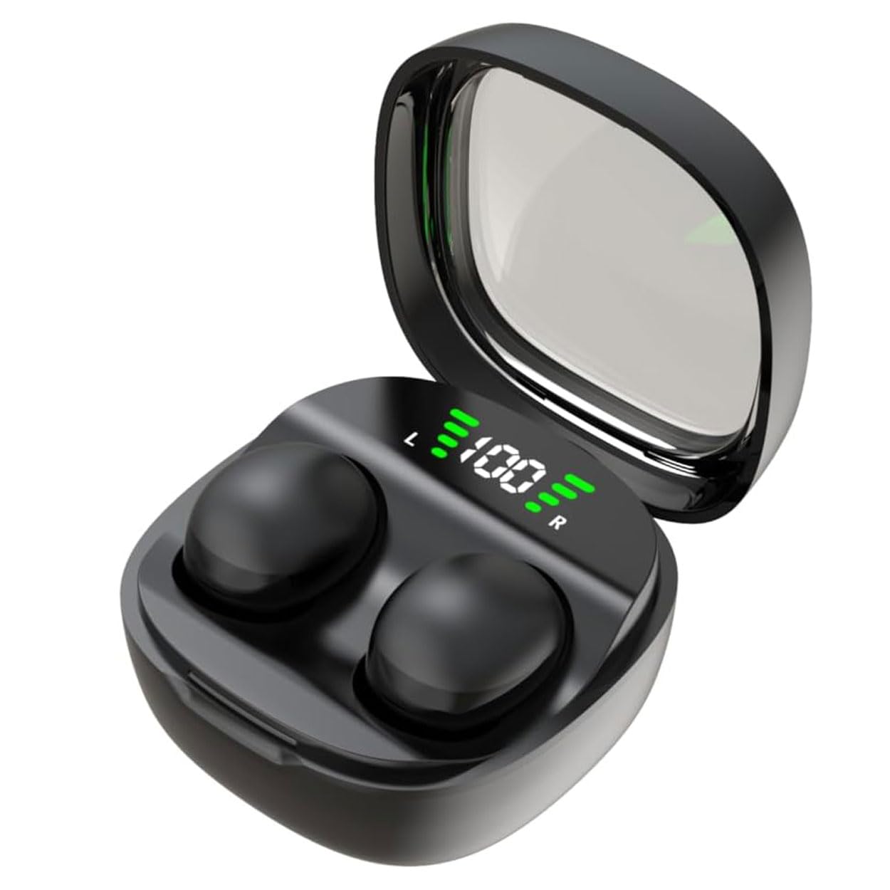 Micool Unsichtbarer Schlaf-kabelloser Kopfhörer, wasserdichte Bluetooth-Ohrhörer, leichte Schlafkopfhörer Bluetooth, schmerzlose, unsichtbare Schlaf-Kopfhörer für empfindlichen Schlaf, lange