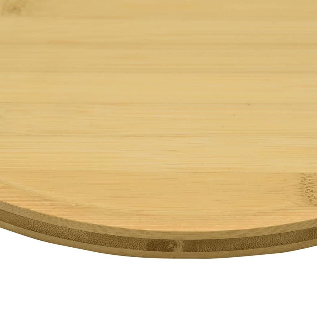 vidaXL Pizzateller 4 Stk. Ø32x1,5 cm Bambus