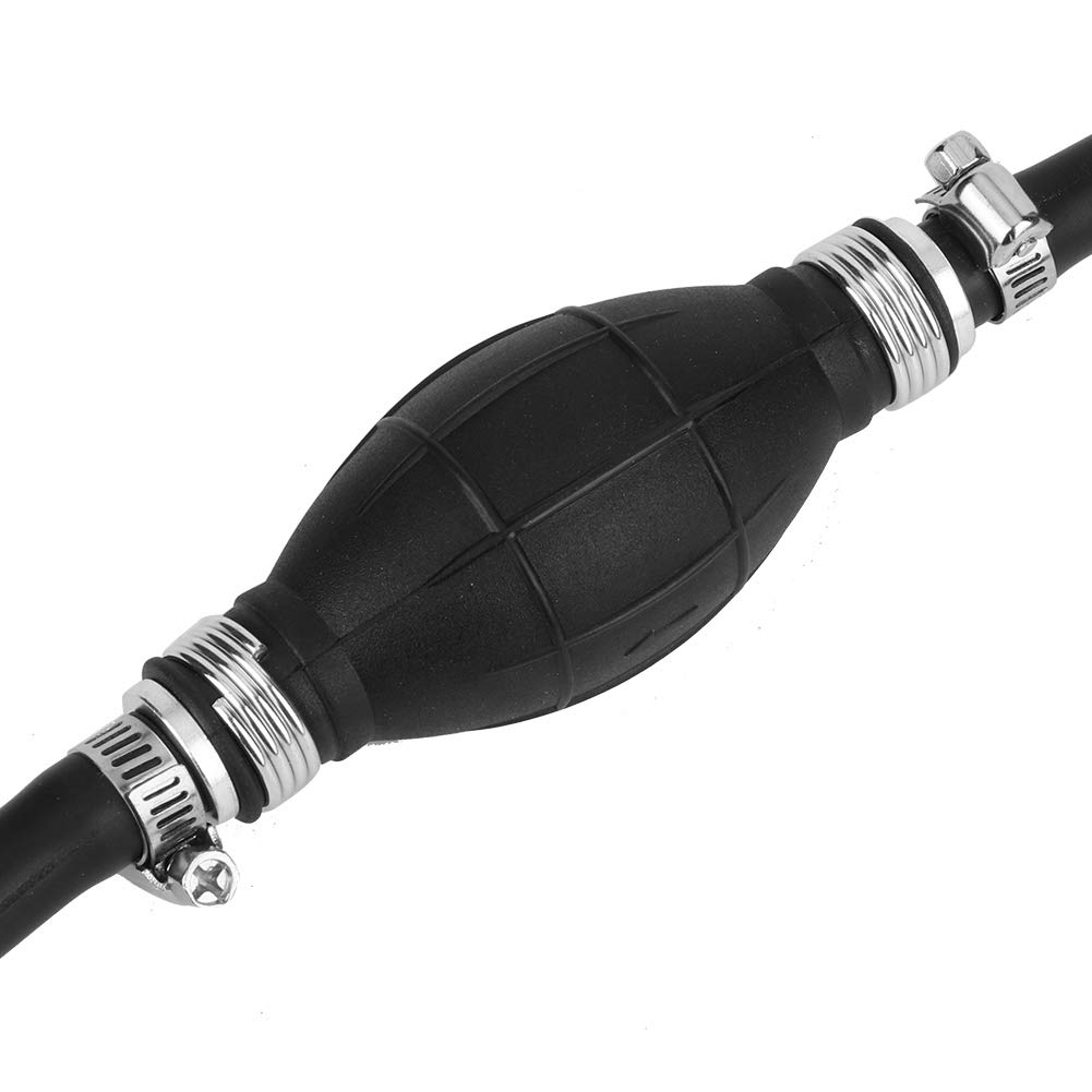 Ensemble de Conduite de Carburant Universelle pour Hors-bord, Poire D'amorçage Manuelle avec Colliers de Serrage pour Bateaux, Camping-cars, Tracteurs, Caravanes