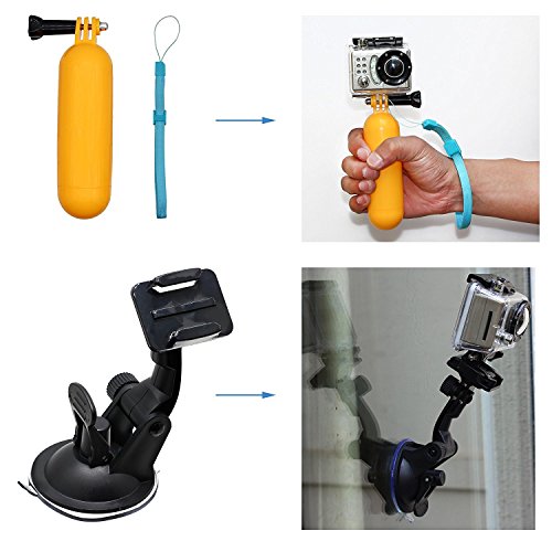 Image of Action Pro Accessories Kit Compatible with GoPro-13 /12 /11 /10 /9 /8 /7 /6 /5 /4 /3+ Session Accessory Bundle Set for Action Camera SJ4000 SJ5000 SJ6 Xiaomi Yi