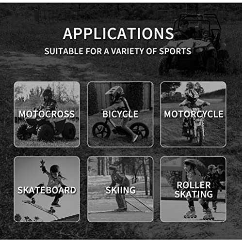 Barbok Kids Dirt Bike Chest Spine Protector Vest Gear For Motocross Motorcycle Skating Skiing Elbow Knee Guard Pads Child Dirt Bike Protective Gear Set #TOP6