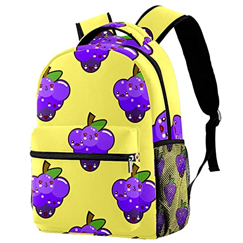 Sac à dos campus raisins violets ergonomique contre le désordre des cours