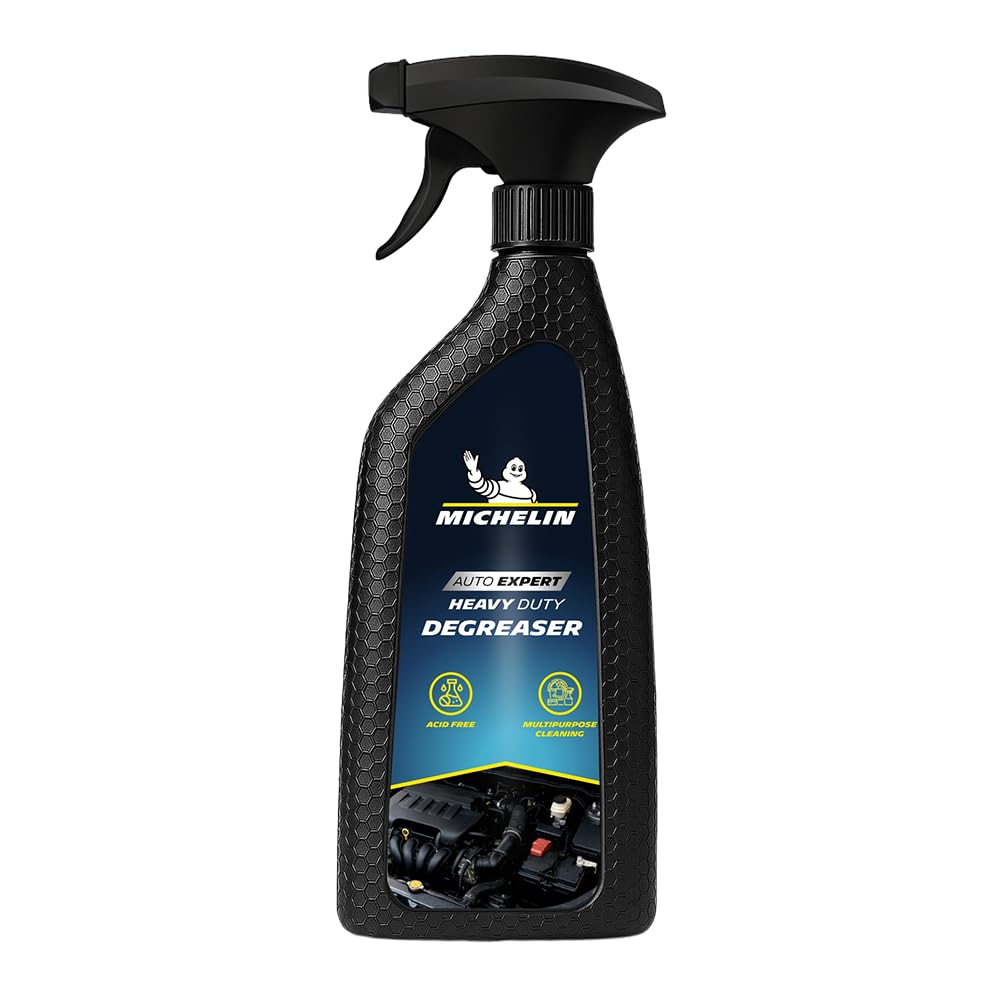 MICHELIN Heavy Duty Degreaser 500ml | Powerful Multi-Surface Cleaner for Engine, Bike & Car Parts | Removes Oil, Grease & Grime | Fast Acting, Residue-Free Formula | Safe on Metal & Painted Surfaces