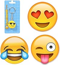 Porte-clés Premium Polyresin EMOJI (ensemble de quatre) - Gardez une poignée sur vos clés!