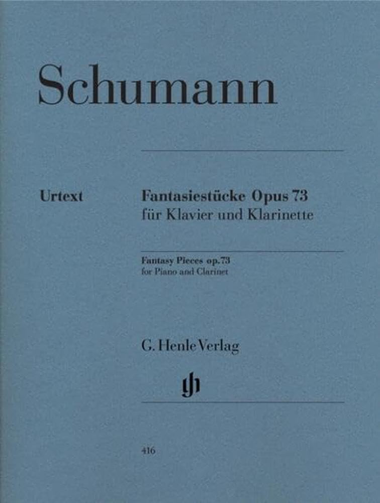 Fantasy Pieces for Piano and Clarinet (or Violin or Violoncello) op. 73 - piano and clarinet (violin or cello) - (HN 416)