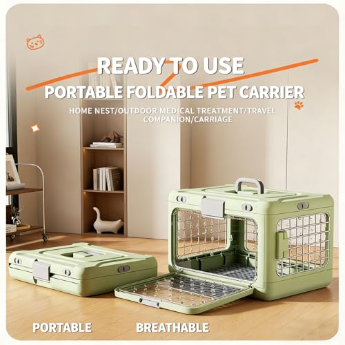 Jaula resistente para mascotas: solución plegable y fácil de transportar con bolsa de mano 7
