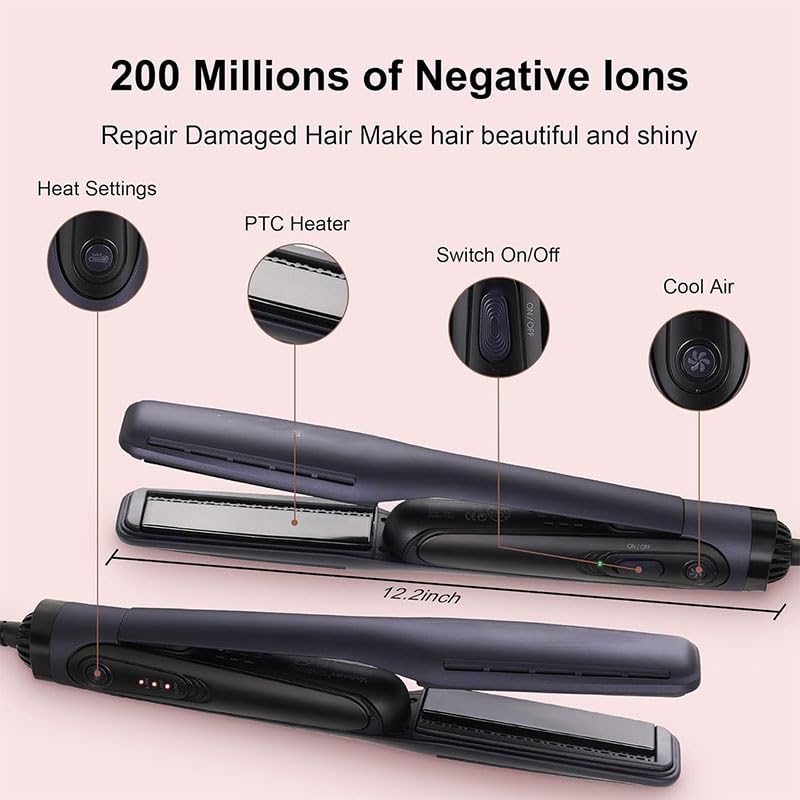 Plancha de cabello profesional con tecnología iónica miniatura 7