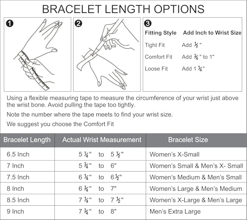 LeCalla Solid 925 Sterling Silver Italian 3MM Snake Chain Bracelet for Men Women, Charm Bracelets (6.5, 7, 7.5, 8, 8.5, 9 Inches), Made in Italy2