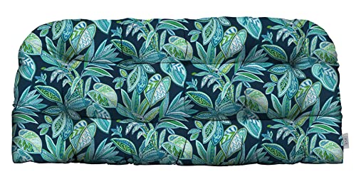 RSH DECOR: Tufted Wicker Loveseat Cushion | 41” x 19