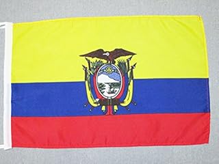AZ FLAG Ecuador Flag 18'' x 12'' cords - Ecuadorian SMALL flags 30 x 45cm - Banner 18x12 in
