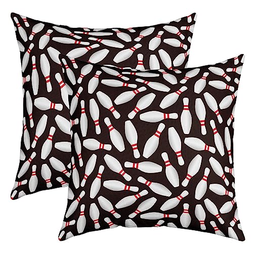 jejeloiu Bowling Pillow Cases Cushion Covers 16