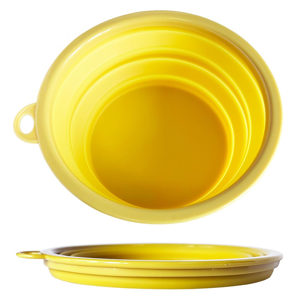 SiliconeSnap Travel Pet Bowl - Collapsible 6.8