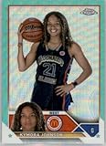 2023 Topps Chrome McDonald's All-American Refractor Aqua Wave #90 Kymora Johnson SER/199 WEST Official Basketball Card in Raw (NM or Better) Condition