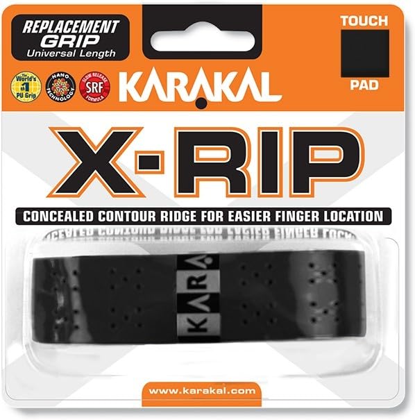 Karakal X-Rip Replacement Grip - Black (Blue)