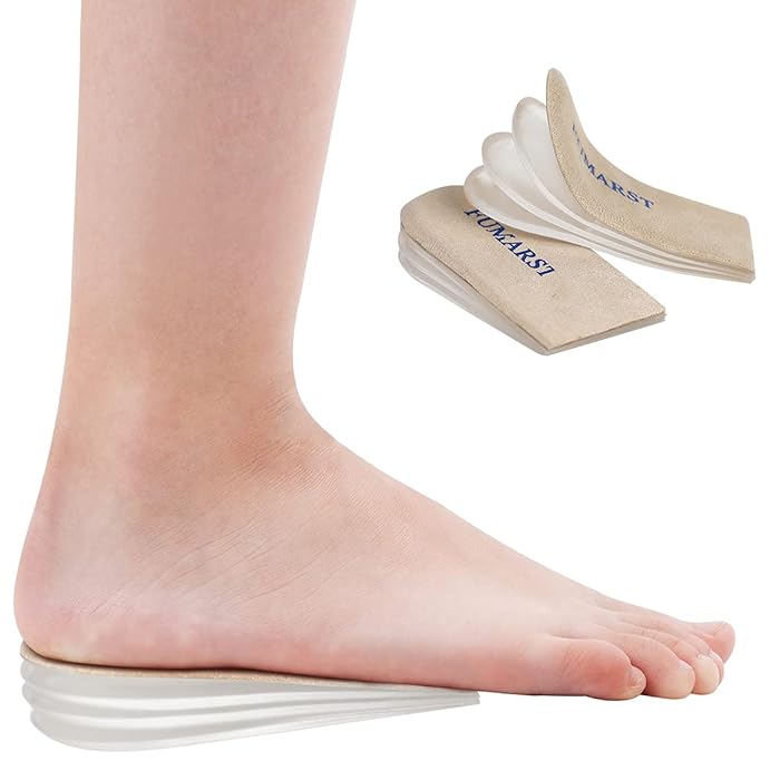 Buy Adjustable Orthopedic Heel Lift Inserts,Height Increase Insoles,Heel Cushions for Leg Length