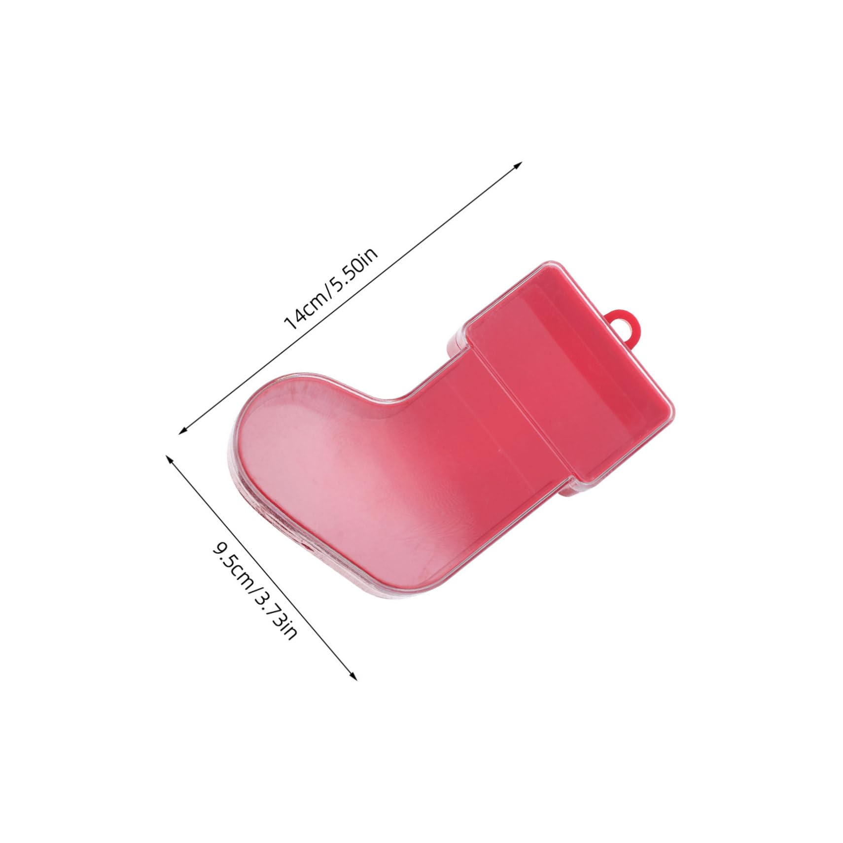 BESTYASH 10 Pezzi Scatole Trasparenti Riempibili Forma di Calza Natalizia Contenitori in Plastica per Caramelle e Biscotti Decorazioni Sospese per Albero di Natale Confezioni Regalo per
