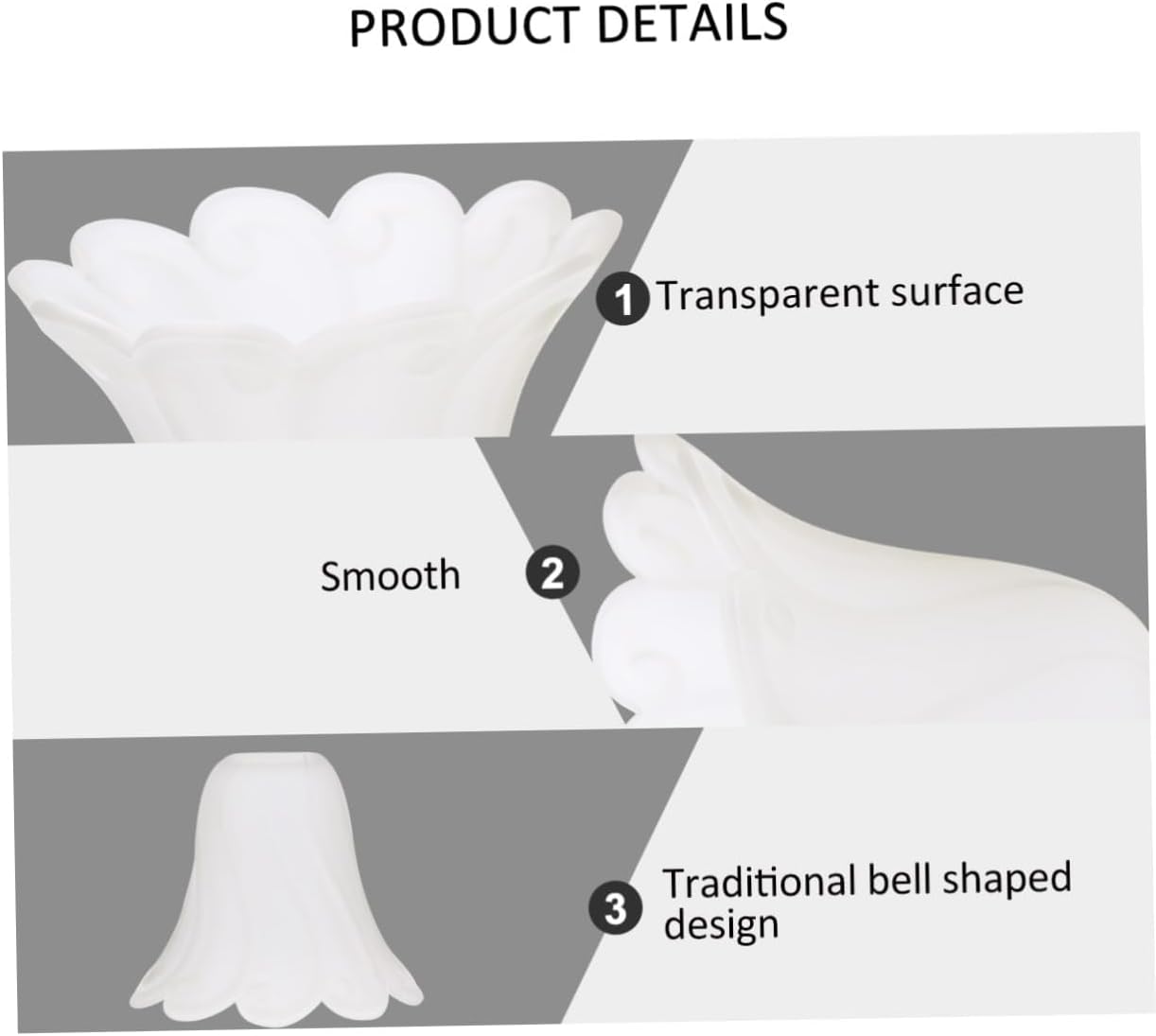 Floral Glass Lamp Shade Cover for Wall Light Replaceable Design for Living Room and Bedroom Creates Romantic Ambiance Durable and Easy to Install